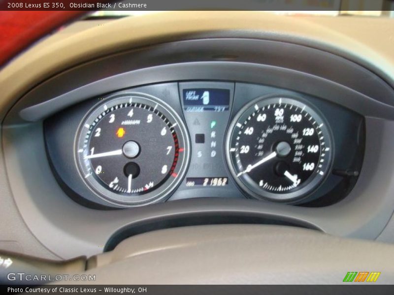 Obsidian Black / Cashmere 2008 Lexus ES 350