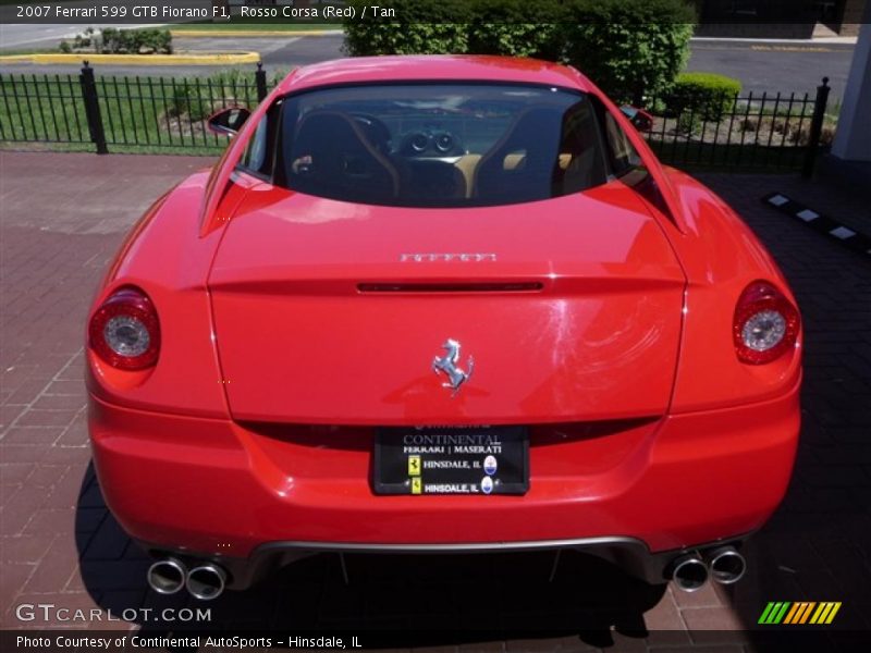 Rosso Corsa (Red) / Tan 2007 Ferrari 599 GTB Fiorano F1