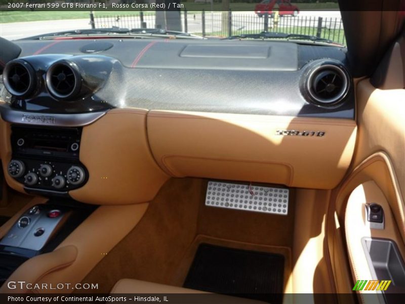 Rosso Corsa (Red) / Tan 2007 Ferrari 599 GTB Fiorano F1