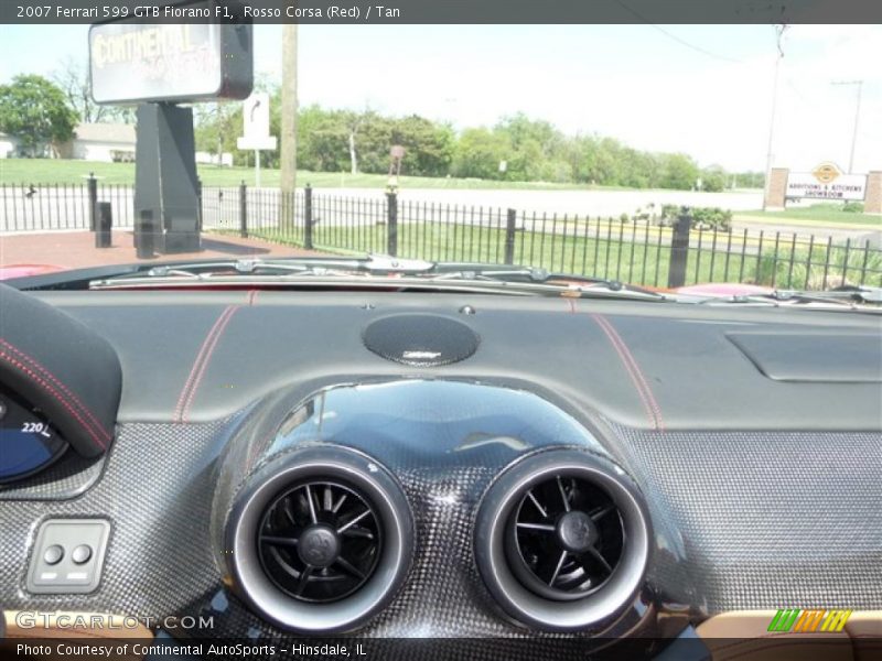 Rosso Corsa (Red) / Tan 2007 Ferrari 599 GTB Fiorano F1