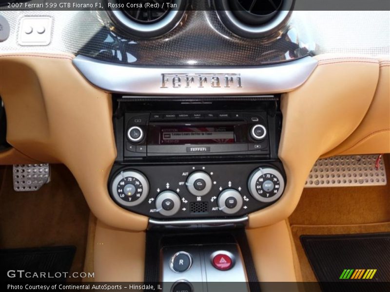 Rosso Corsa (Red) / Tan 2007 Ferrari 599 GTB Fiorano F1
