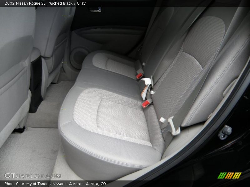 Wicked Black / Gray 2009 Nissan Rogue SL