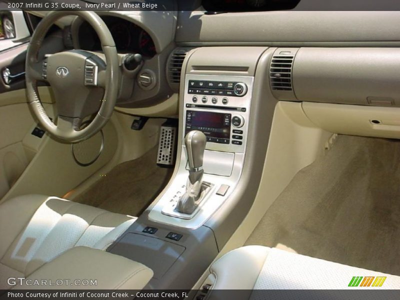 Ivory Pearl / Wheat Beige 2007 Infiniti G 35 Coupe