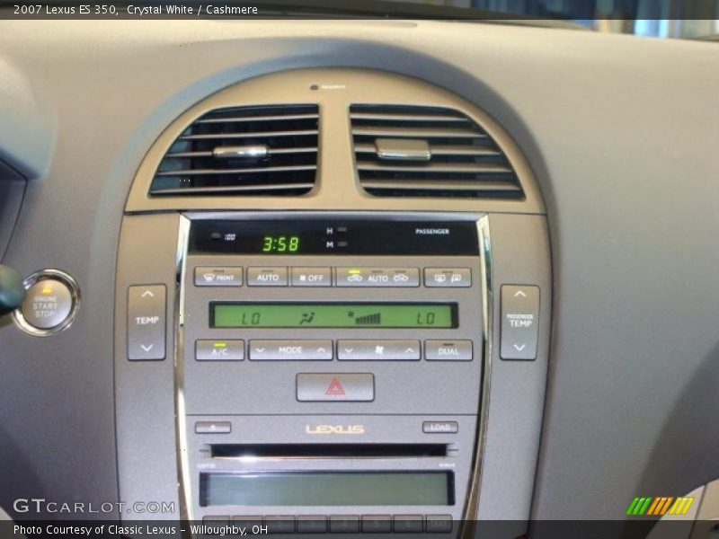 Crystal White / Cashmere 2007 Lexus ES 350