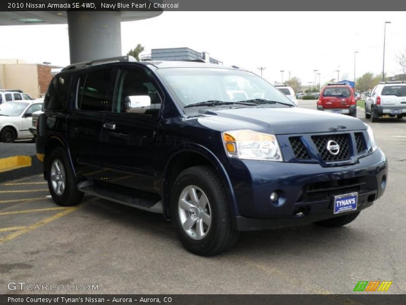 Navy Blue Pearl / Charcoal 2010 Nissan Armada SE 4WD