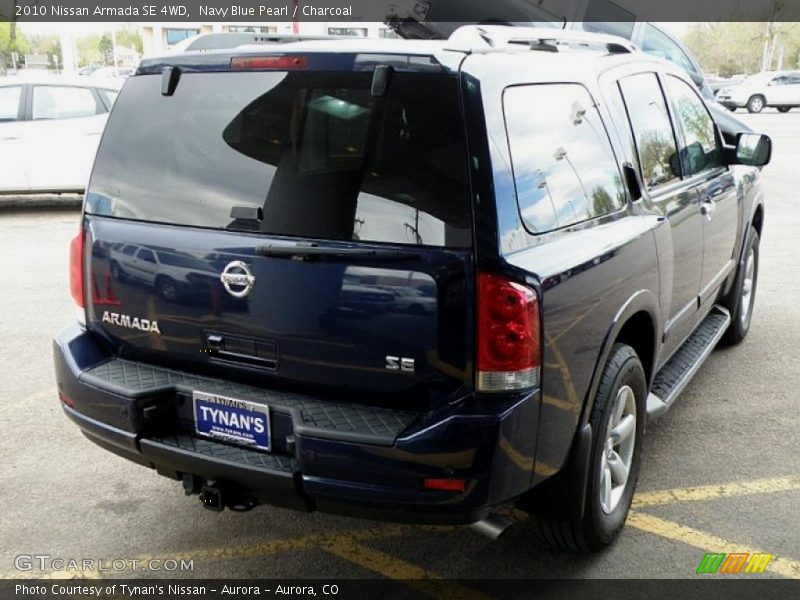 Navy Blue Pearl / Charcoal 2010 Nissan Armada SE 4WD