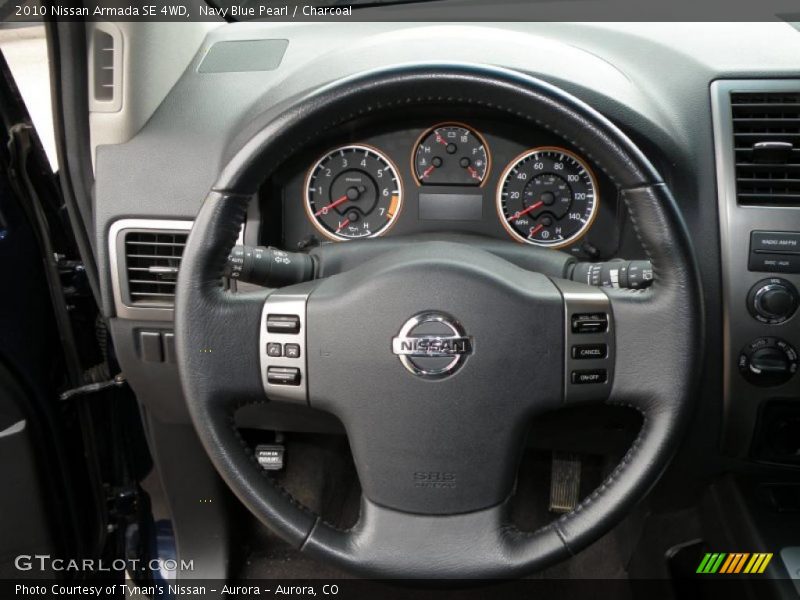 Navy Blue Pearl / Charcoal 2010 Nissan Armada SE 4WD