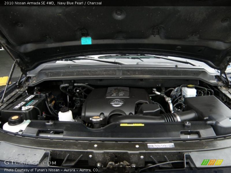 Navy Blue Pearl / Charcoal 2010 Nissan Armada SE 4WD