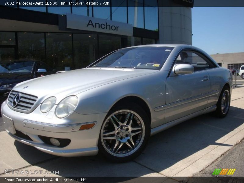 Brilliant Silver Metallic / Ash 2002 Mercedes-Benz CL 500