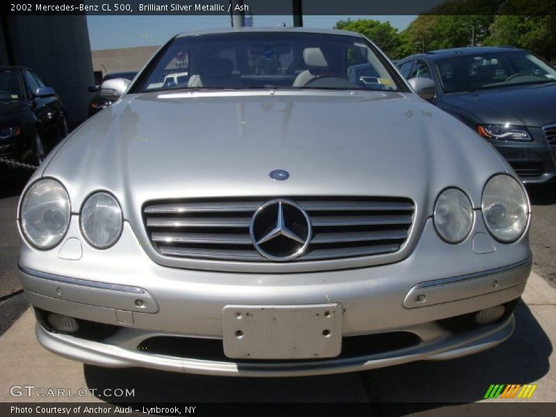 Brilliant Silver Metallic / Ash 2002 Mercedes-Benz CL 500