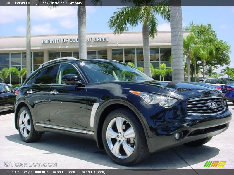 Black Obsidian / Graphite 2009 Infiniti FX 35