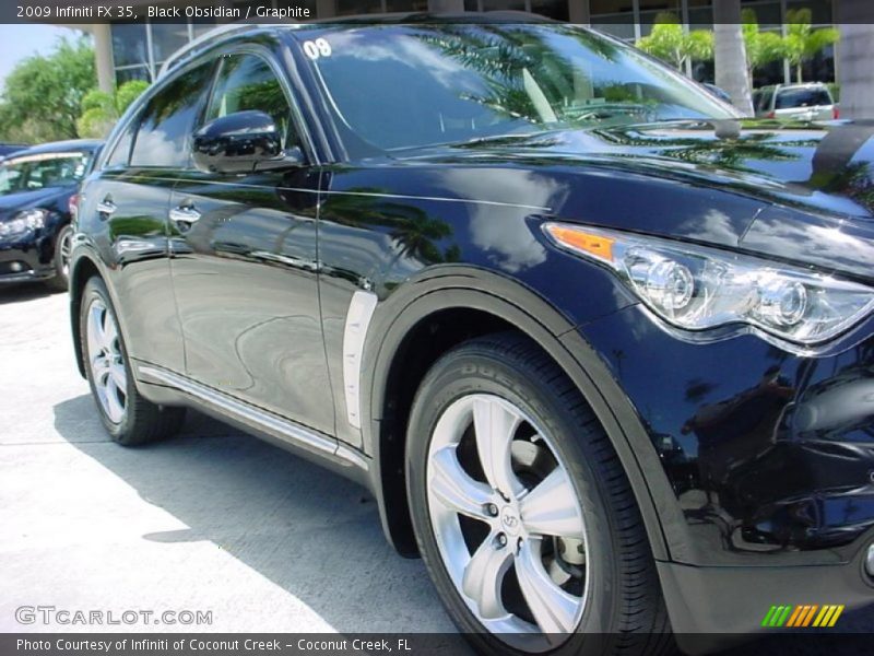 Black Obsidian / Graphite 2009 Infiniti FX 35