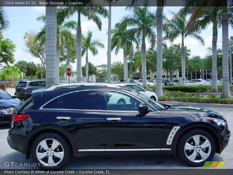 Black Obsidian / Graphite 2009 Infiniti FX 35