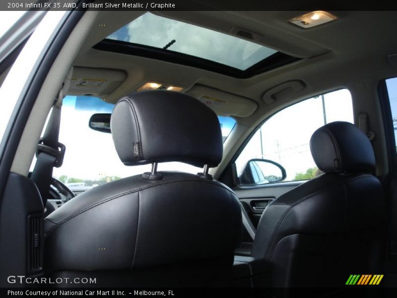 Brilliant Silver Metallic / Graphite 2004 Infiniti FX 35 AWD