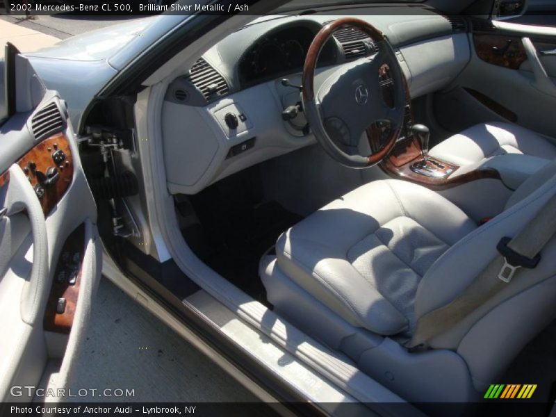Brilliant Silver Metallic / Ash 2002 Mercedes-Benz CL 500