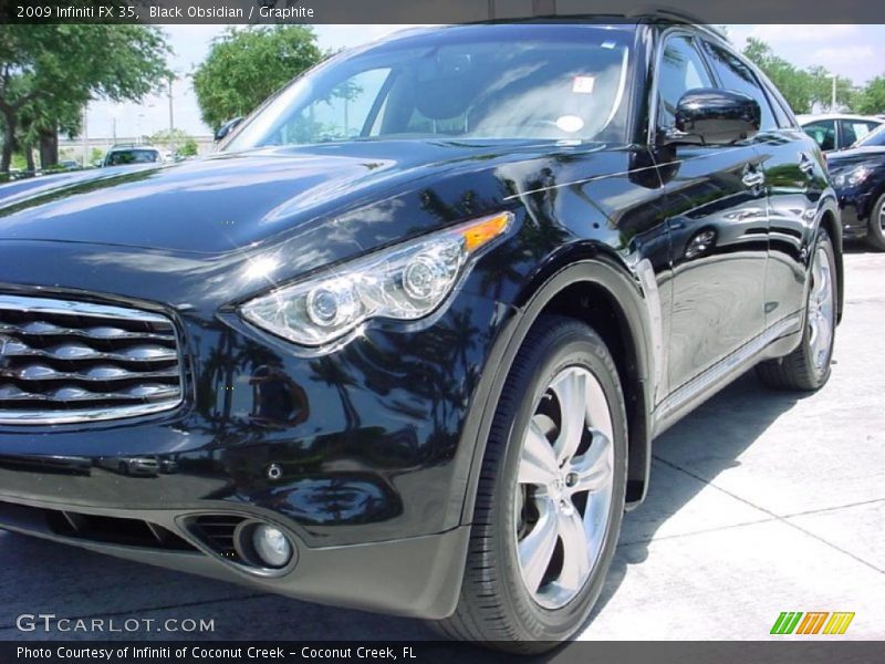 Black Obsidian / Graphite 2009 Infiniti FX 35