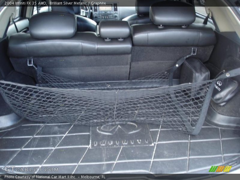 Brilliant Silver Metallic / Graphite 2004 Infiniti FX 35 AWD