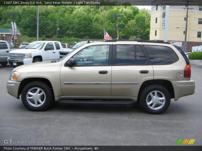 Sand Beige Metallic / Light Tan/Ebony 2007 GMC Envoy SLE 4x4