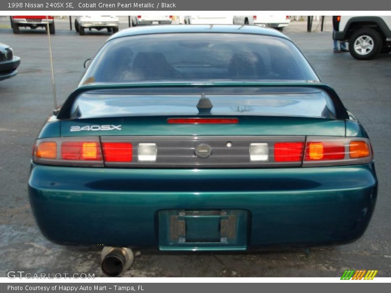 Cobalt Green Pearl Metallic / Black 1998 Nissan 240SX SE