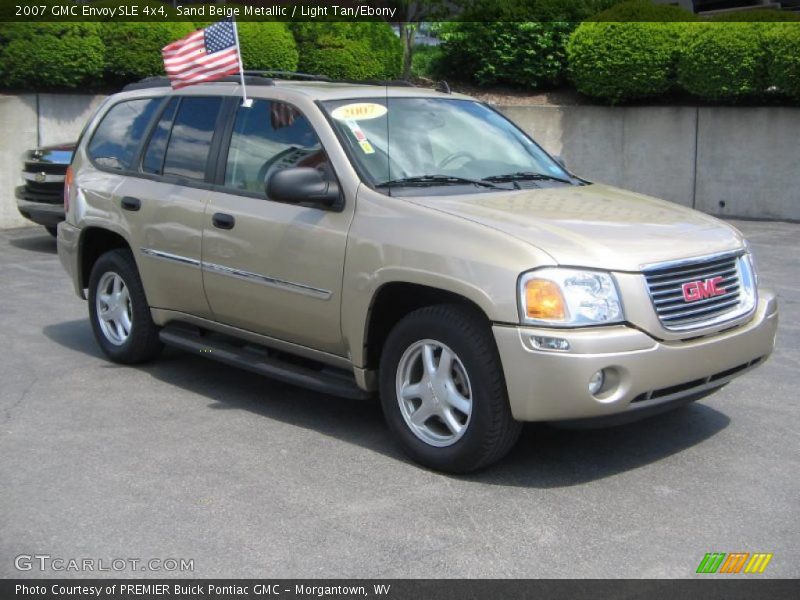Sand Beige Metallic / Light Tan/Ebony 2007 GMC Envoy SLE 4x4