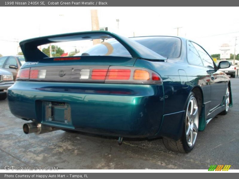 Cobalt Green Pearl Metallic / Black 1998 Nissan 240SX SE