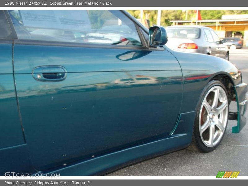 Cobalt Green Pearl Metallic / Black 1998 Nissan 240SX SE