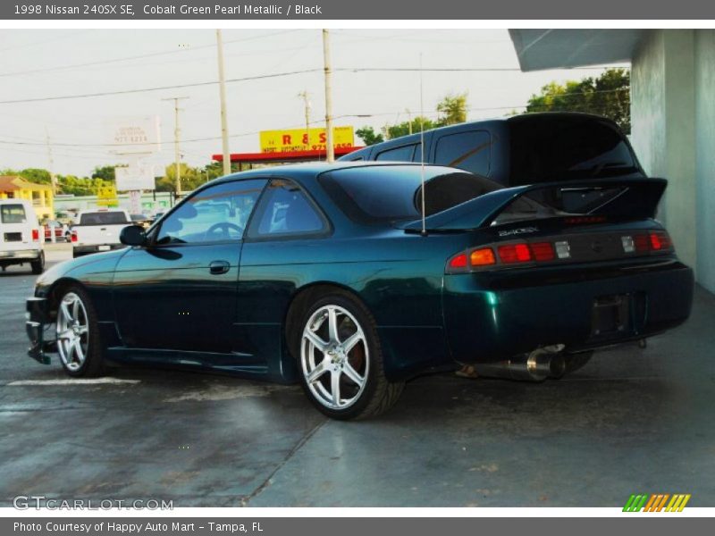 Cobalt Green Pearl Metallic / Black 1998 Nissan 240SX SE