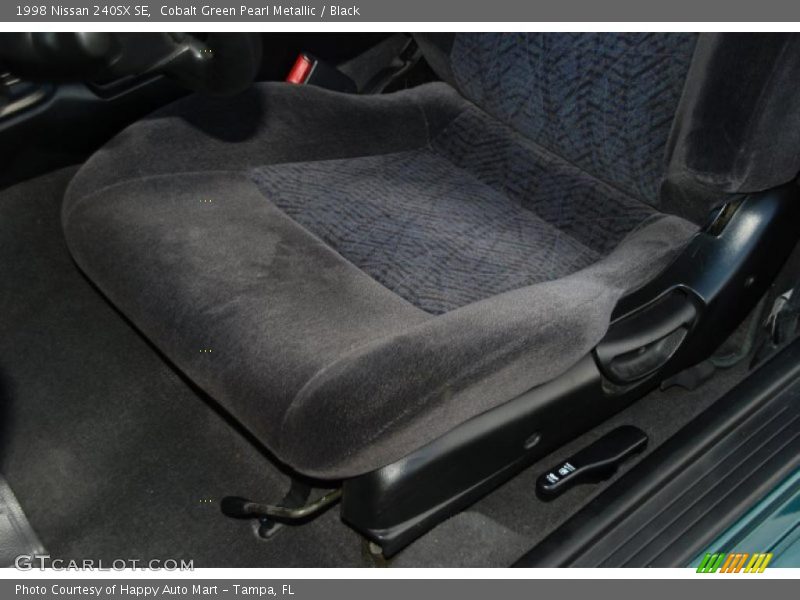 Cobalt Green Pearl Metallic / Black 1998 Nissan 240SX SE