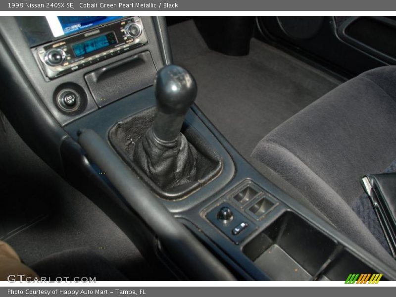 Cobalt Green Pearl Metallic / Black 1998 Nissan 240SX SE