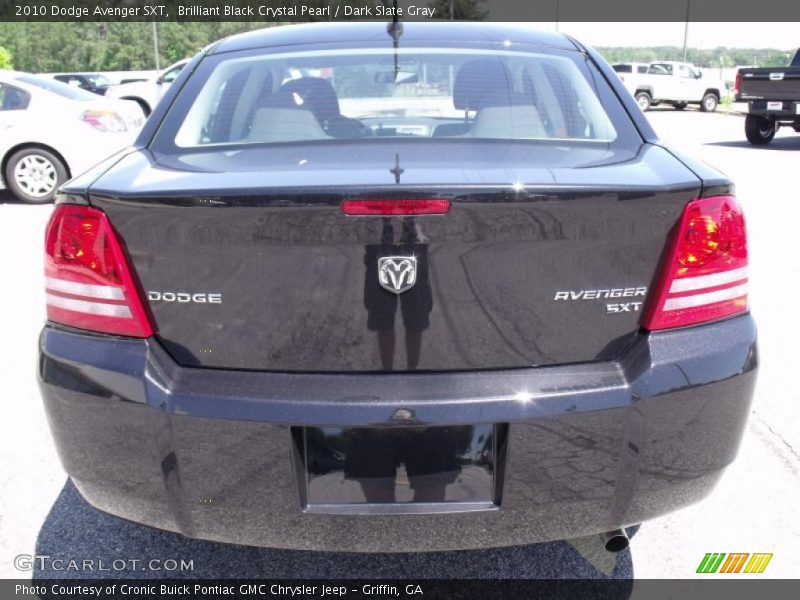 Brilliant Black Crystal Pearl / Dark Slate Gray 2010 Dodge Avenger SXT