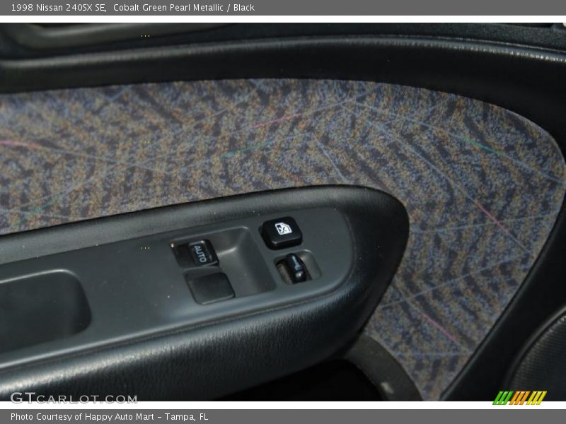 Cobalt Green Pearl Metallic / Black 1998 Nissan 240SX SE
