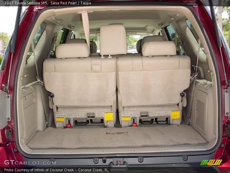 Salsa Red Pearl / Taupe 2007 Toyota Sequoia SR5