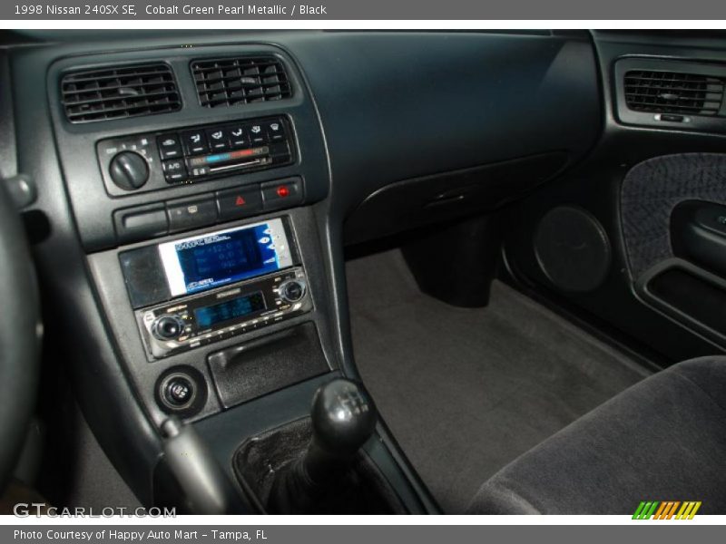 Cobalt Green Pearl Metallic / Black 1998 Nissan 240SX SE