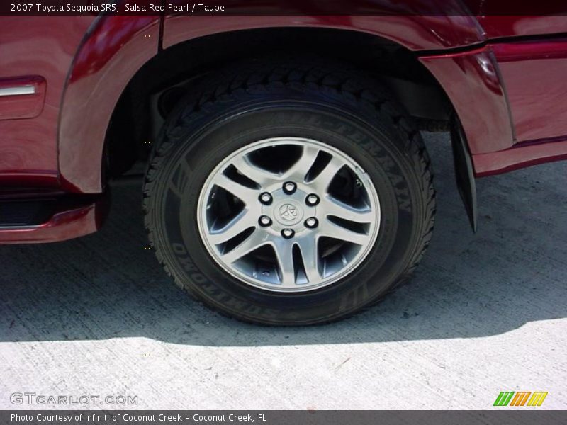 Salsa Red Pearl / Taupe 2007 Toyota Sequoia SR5