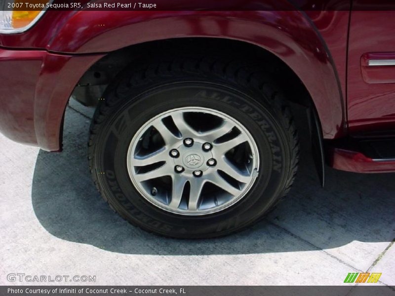 Salsa Red Pearl / Taupe 2007 Toyota Sequoia SR5