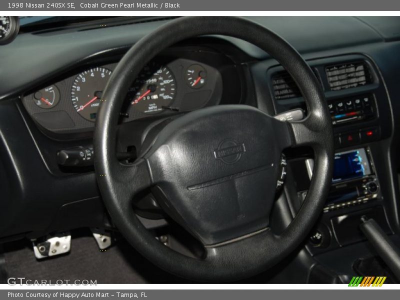 Cobalt Green Pearl Metallic / Black 1998 Nissan 240SX SE