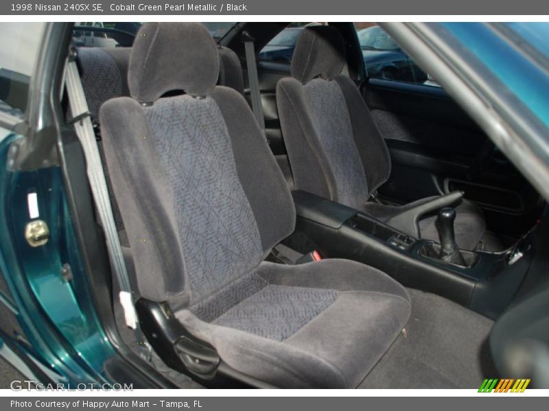 Cobalt Green Pearl Metallic / Black 1998 Nissan 240SX SE