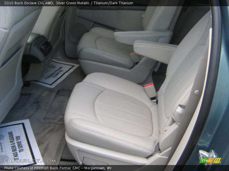 Silver Green Metallic / Titanium/Dark Titanium 2010 Buick Enclave CXL AWD