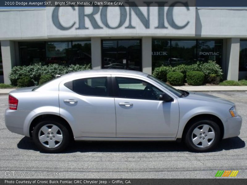 Bright Silver Metallic / Dark Slate Gray 2010 Dodge Avenger SXT