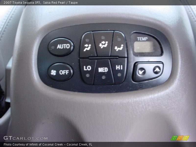 Salsa Red Pearl / Taupe 2007 Toyota Sequoia SR5