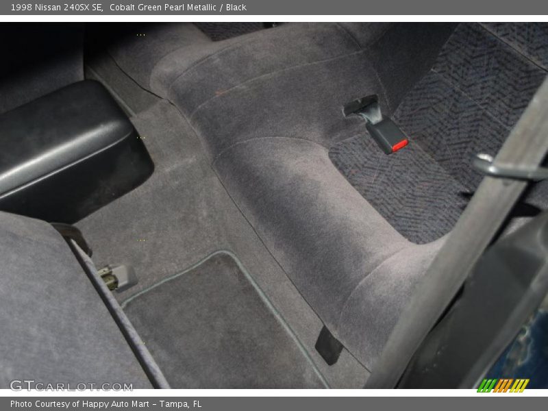 Cobalt Green Pearl Metallic / Black 1998 Nissan 240SX SE
