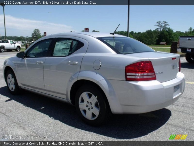 Bright Silver Metallic / Dark Slate Gray 2010 Dodge Avenger SXT