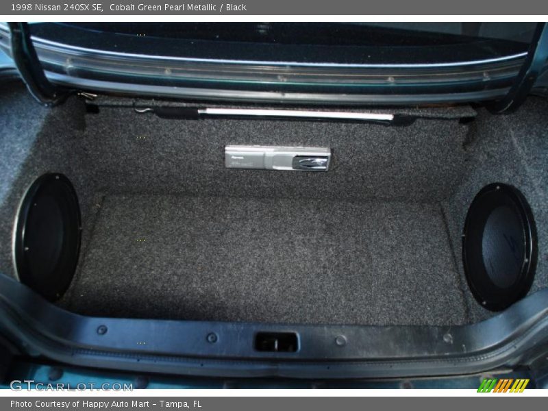 Cobalt Green Pearl Metallic / Black 1998 Nissan 240SX SE