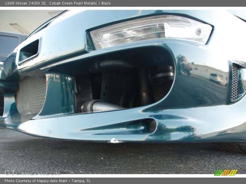 Cobalt Green Pearl Metallic / Black 1998 Nissan 240SX SE