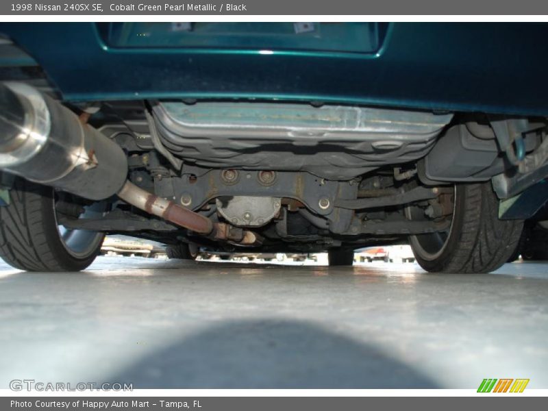 Cobalt Green Pearl Metallic / Black 1998 Nissan 240SX SE