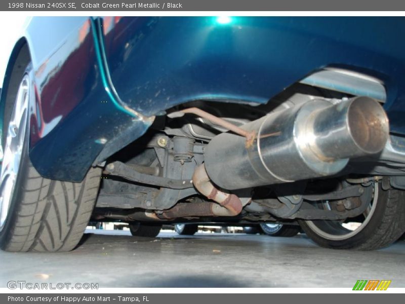 Cobalt Green Pearl Metallic / Black 1998 Nissan 240SX SE