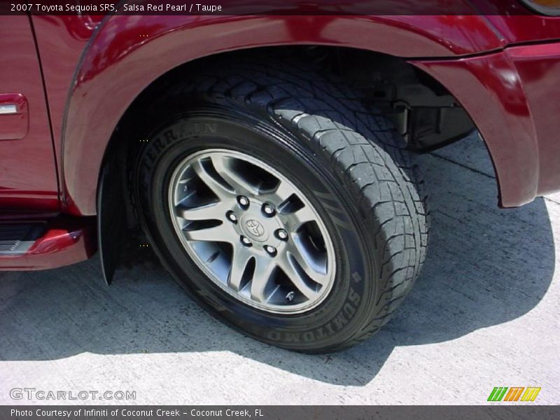 Salsa Red Pearl / Taupe 2007 Toyota Sequoia SR5