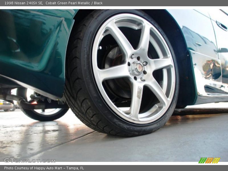Cobalt Green Pearl Metallic / Black 1998 Nissan 240SX SE