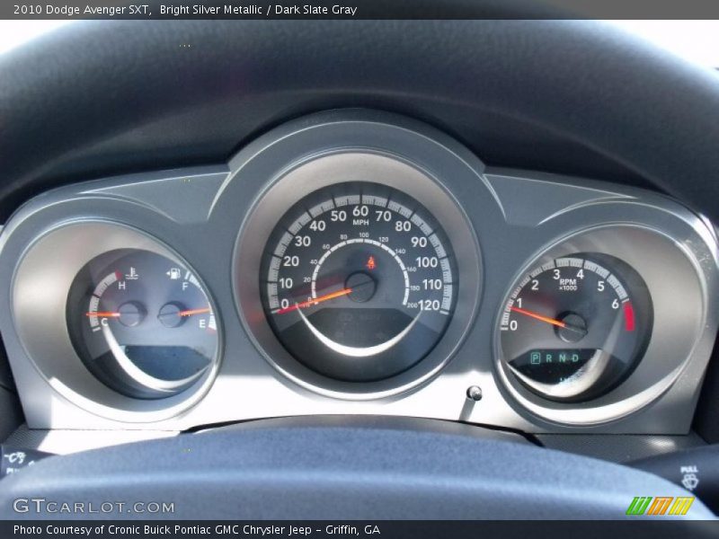 Bright Silver Metallic / Dark Slate Gray 2010 Dodge Avenger SXT