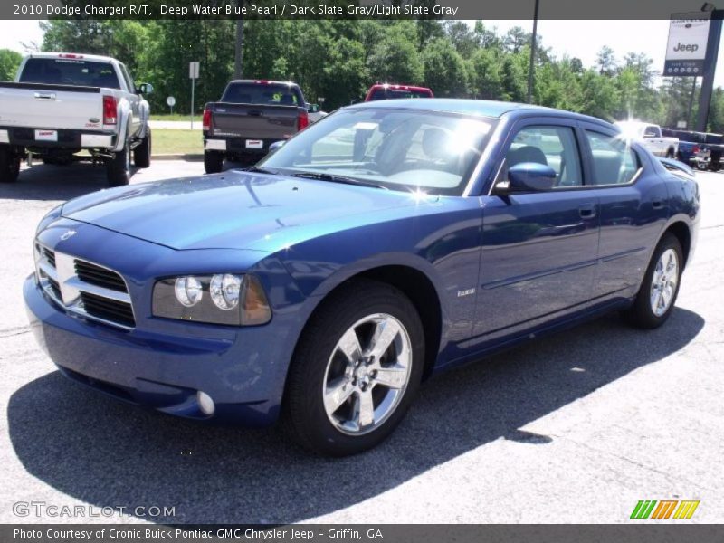 Deep Water Blue Pearl / Dark Slate Gray/Light Slate Gray 2010 Dodge Charger R/T